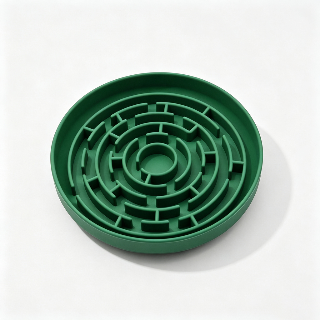 Silicone Pet Slow Feeding Bowl for Cats & Dogs