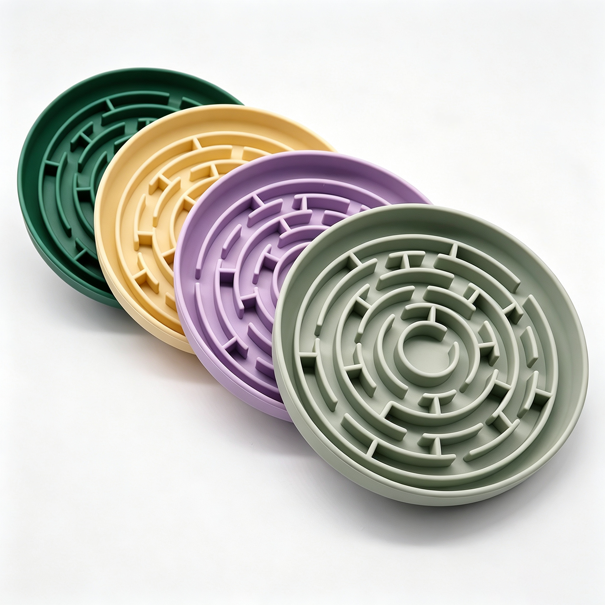 Silicone Pet Slow Feeding Bowl for Cats & Dogs