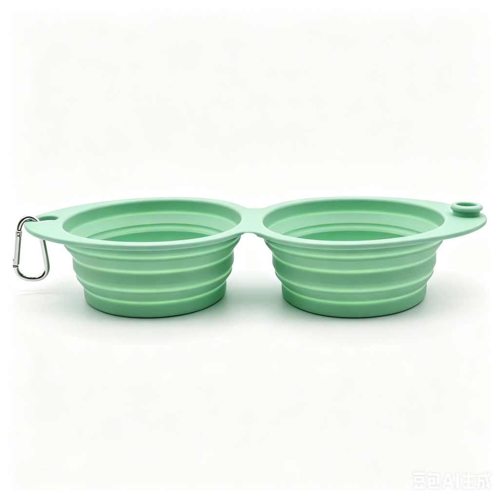 Collapsible Silicone Pet Bowl for Travel | Food & Water