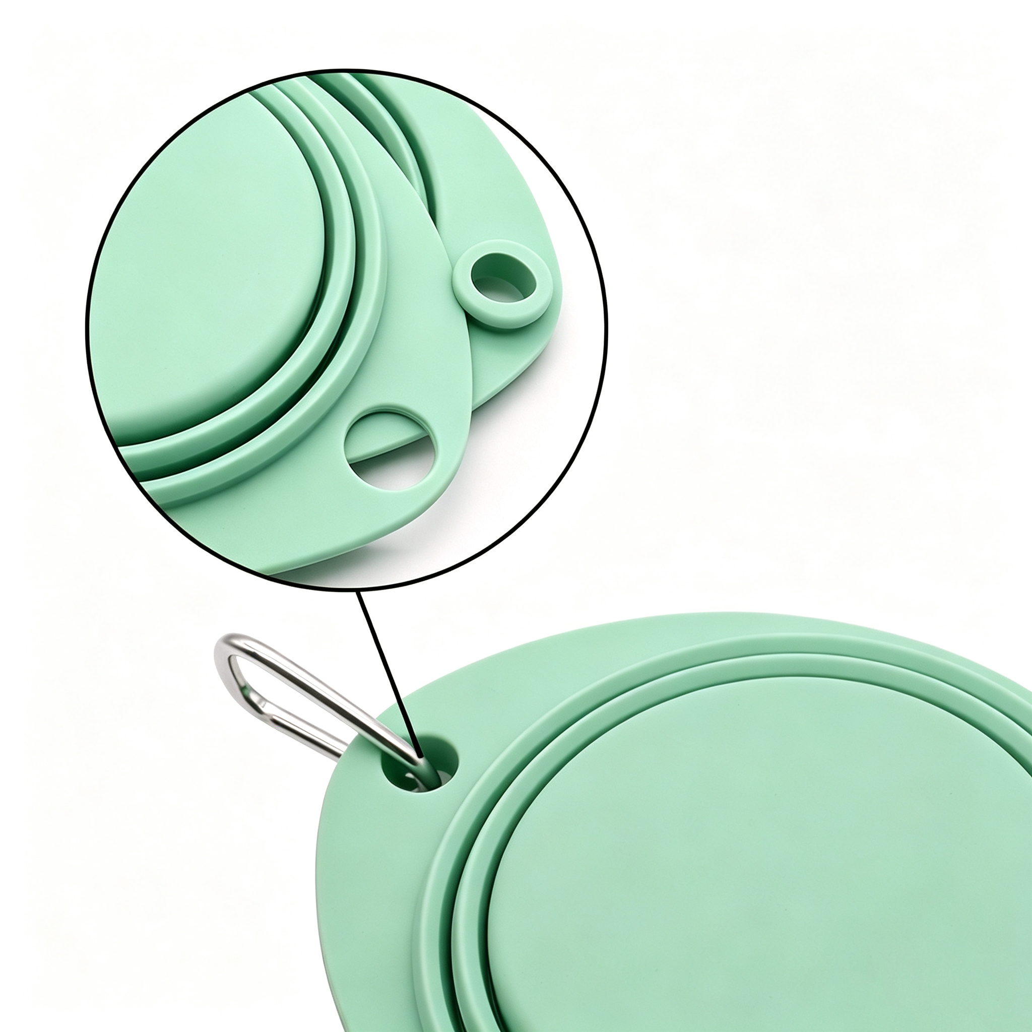 Collapsible Silicone Pet Bowl for Travel | Food & Water